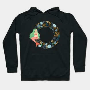 Mermaid coral rings Hoodie